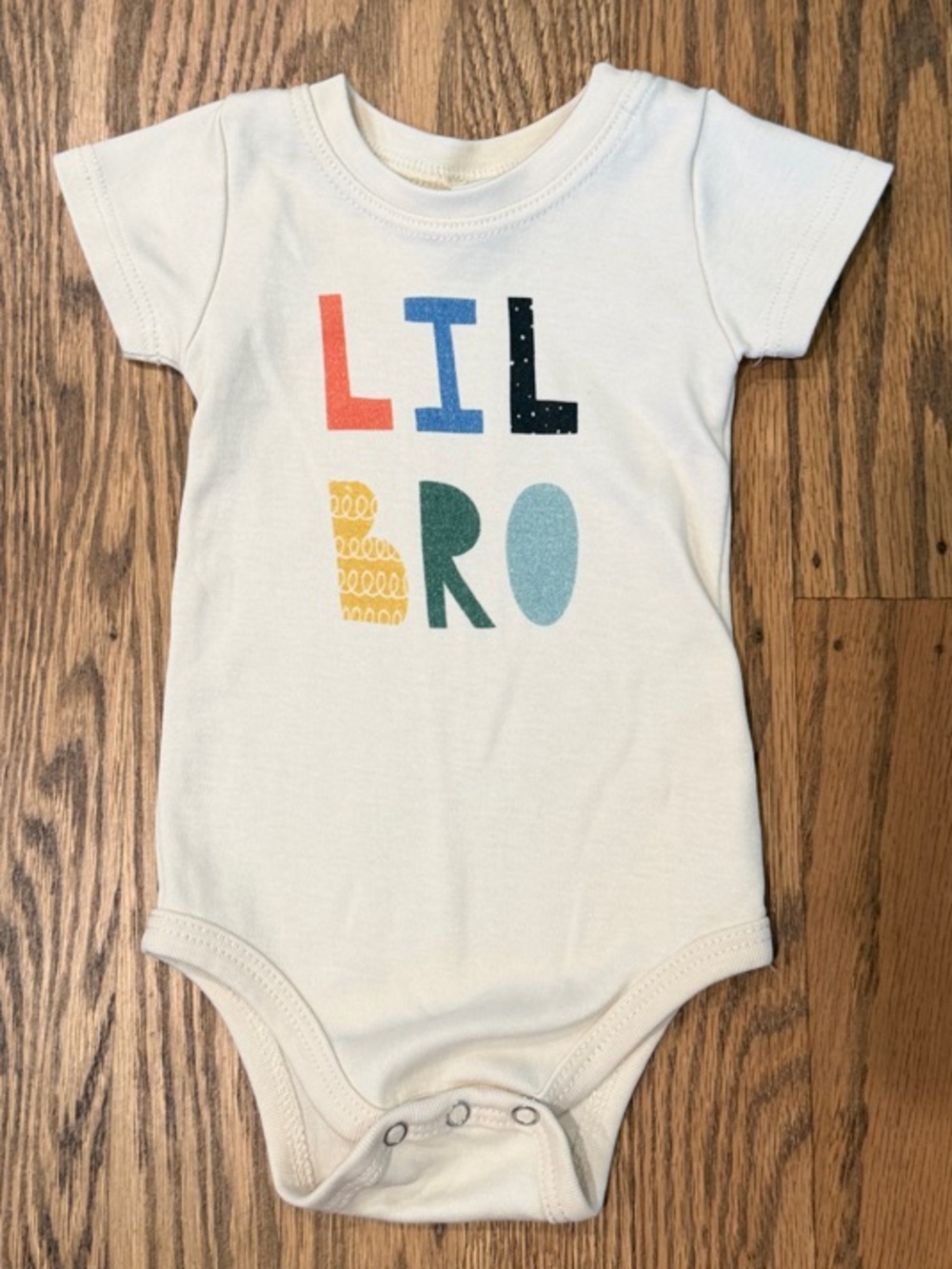 Lil Bro 0-3M Onesie EUC